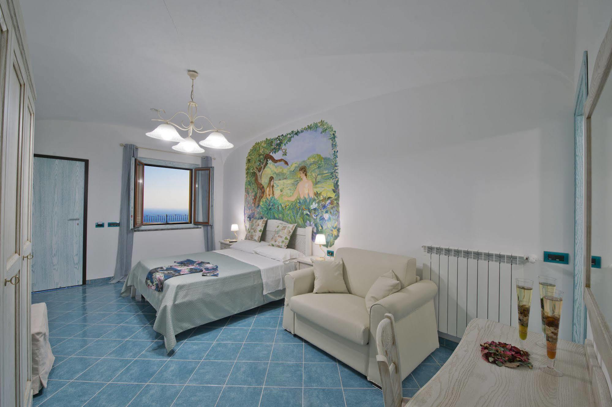La Mela Blu Bed & Breakfast Furore Luaran gambar